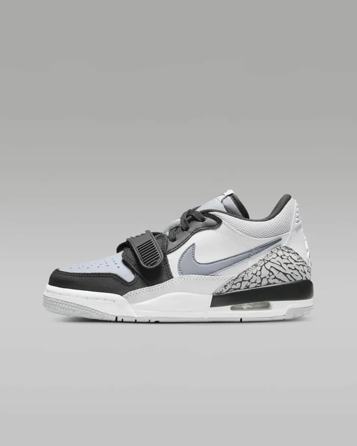 Kids Nike Older Kids 7 8211 15 Years Air Jordan Legacy 312 Low Whitewolf Greyblack