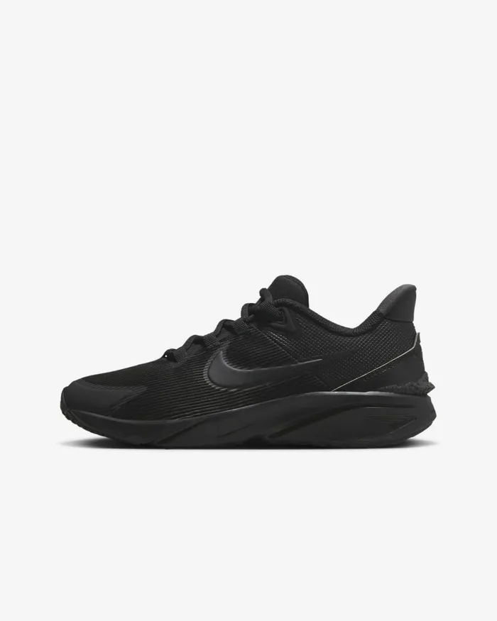 Kids Nike Running Star Runner 4 Blackblackanthraciteblack
