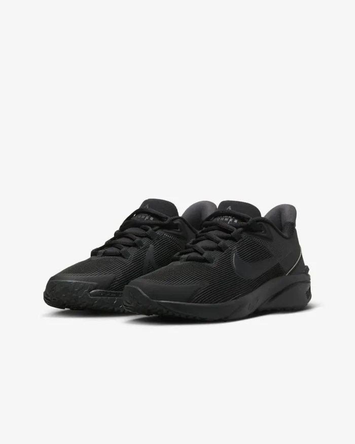 Kids Nike Running Star Runner 4 Blackblackanthraciteblack
