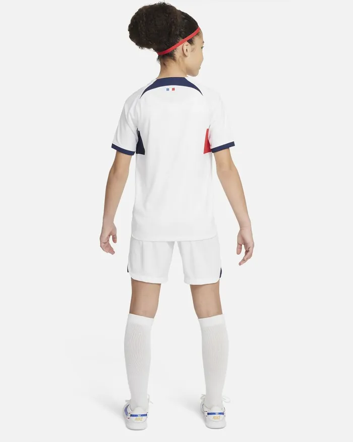 Kids Nike Shorts Paris SaintGermain 202324 Stadium HomeAway Whitemidnight Navymidnight Navy