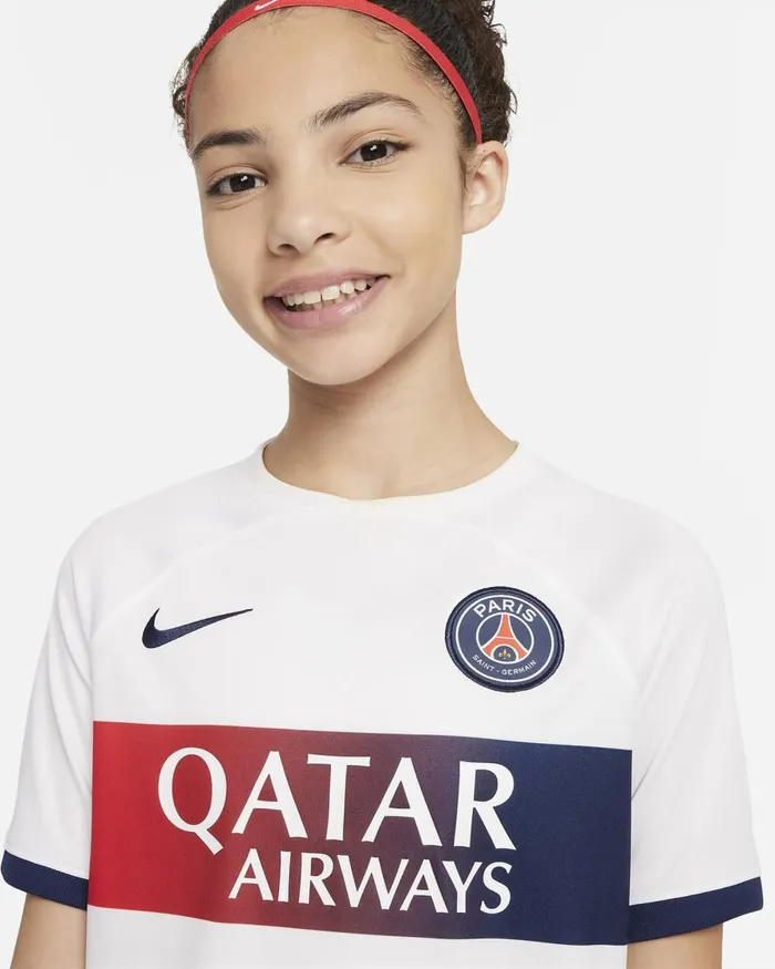 Kids Nike Shorts Paris SaintGermain 202324 Stadium HomeAway Whitemidnight Navymidnight Navy