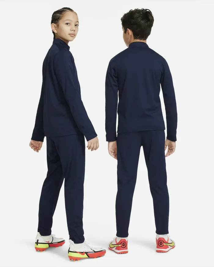 Kids Nike Trousers And Leggings DriFIT Academy23 Obsidianobsidianwhite