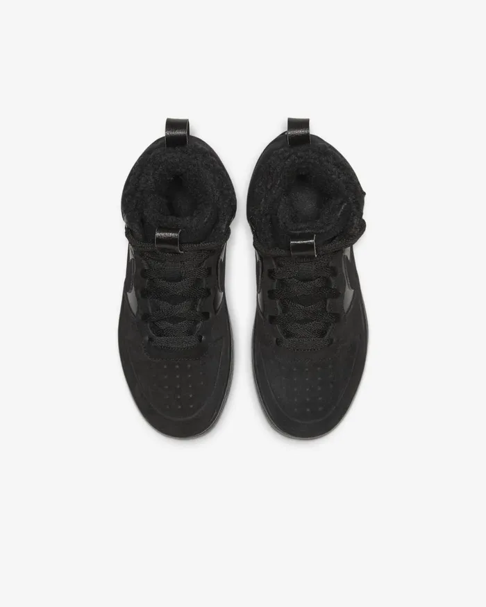 Kids Nike Younger Kids 3 8211 7 Years Court Borough Mid 2 Blackblackblack
