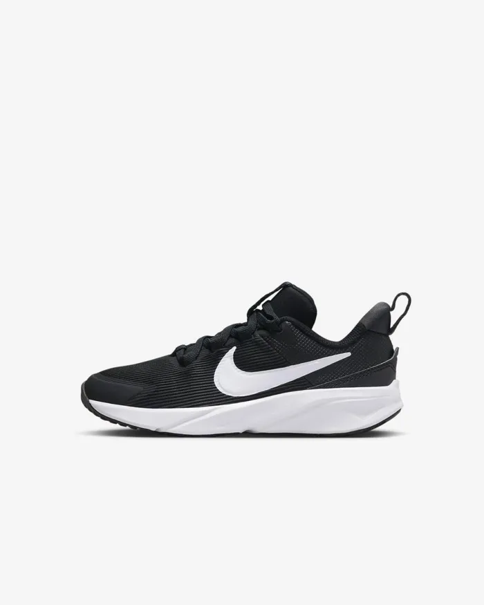 Kids Nike Younger Kids 3 8211 7 Years Star Runner 4 Blackanthracitewhite