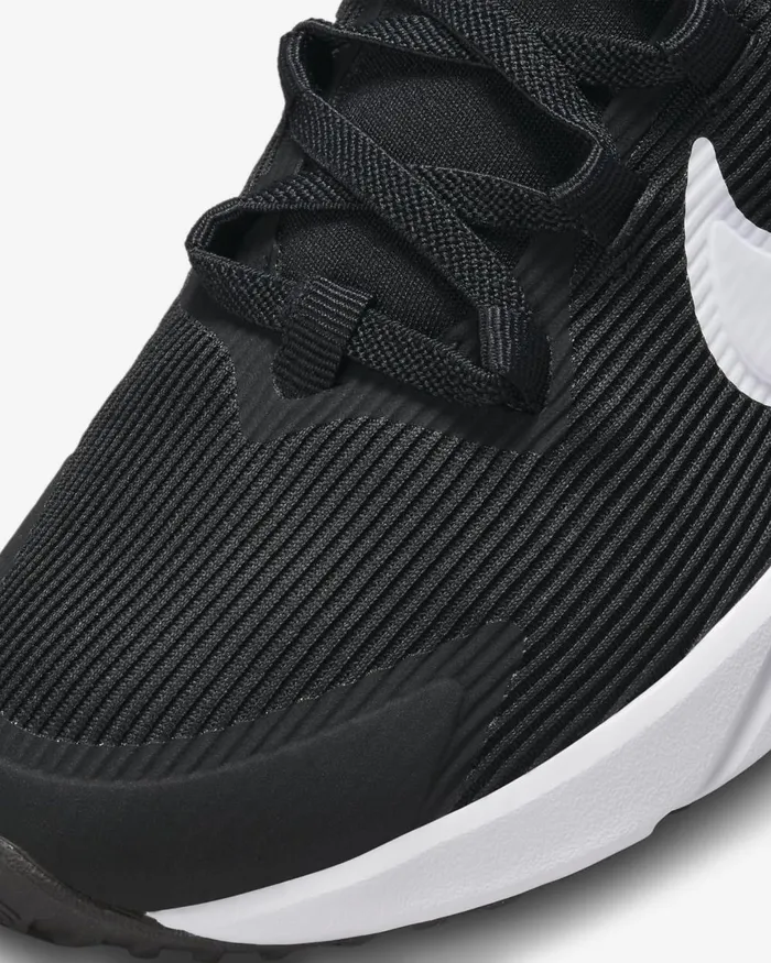 Kids Nike Younger Kids 3 8211 7 Years Star Runner 4 Blackanthracitewhite