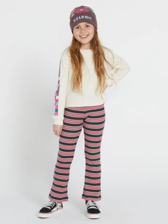 Kids Pants Volcom Girls Nite Flite Pants 8211 Vintage Black