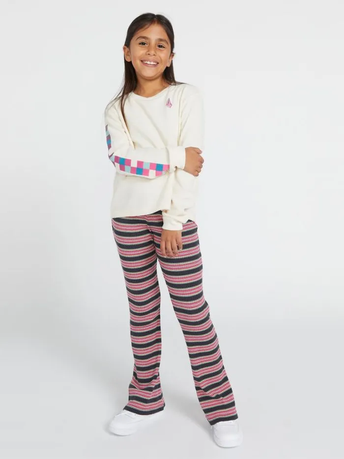 Kids Pants Volcom Girls Nite Flite Pants 8211 Vintage Black