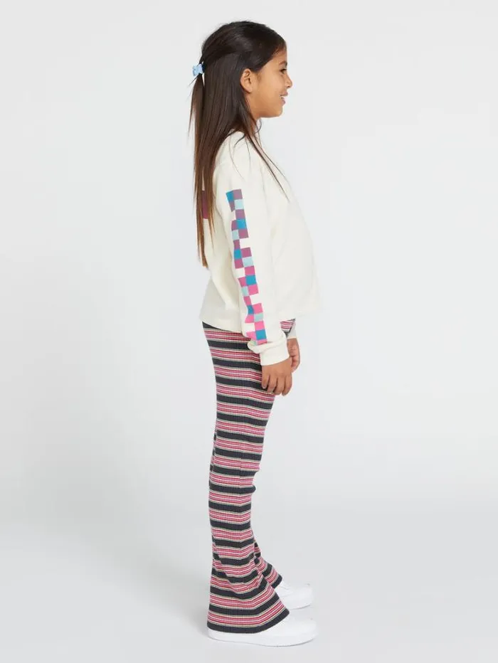 Kids Pants Volcom Girls Nite Flite Pants 8211 Vintage Black