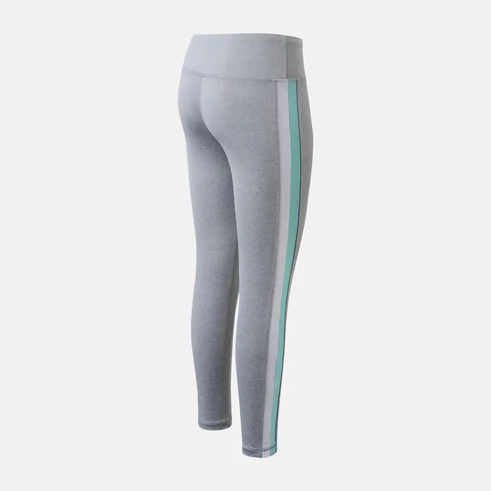 Kids Performance Tight Heather Grey New Balance Bottoms Kids Performance Tight Heather Grey New Balance Bottoms