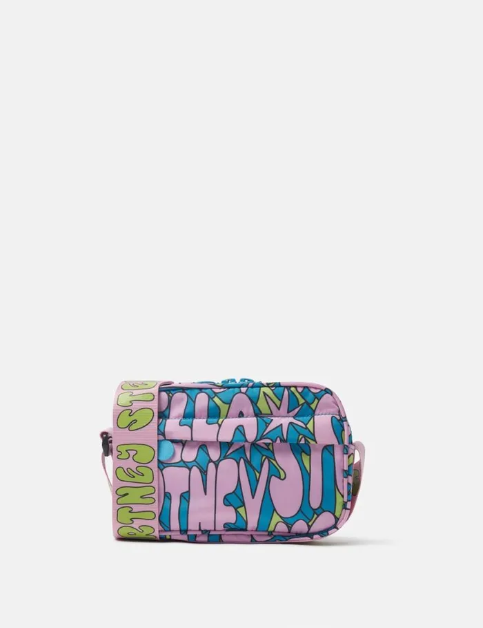 Kids Stella Print Crossbody Bag Multi Mix Stella McCartney Shoes And Bags