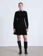 Lafayette 148 New York Responsible Finesse Crepe Shirtdress Black Ready To Wear Dresses