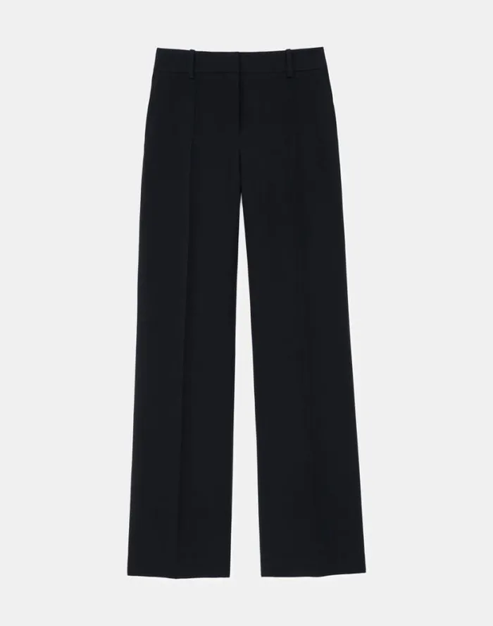 Lafayette 148 New York WoolSilk Crepe Sullivan Pant Black Ready To Wear Pants and Shorts Lafayette 148 New York WoolSilk Crepe Sullivan Pant Black Ready To Wear Pants and Shorts