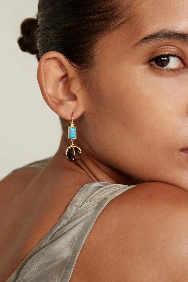 Lark Drop Earrings Turquoise Mix Women Chan Luu Earrings