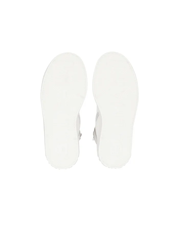 Leather Hightop Trainers White Kids Balmain