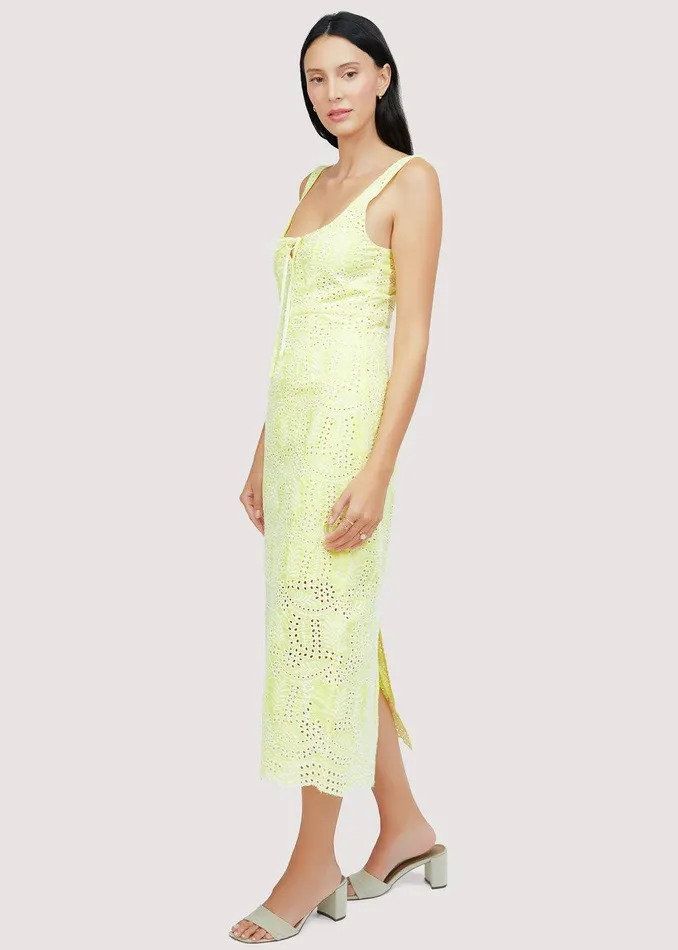Lemon Drop Maxi Dress Yellow Women Lost Wander Dresses