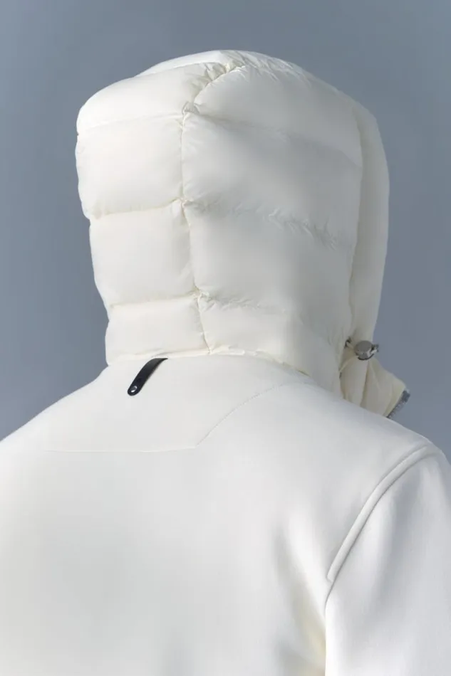 Light Down Jackets Men Mackage FRANKR Hybrid Jacket With Hood Trench