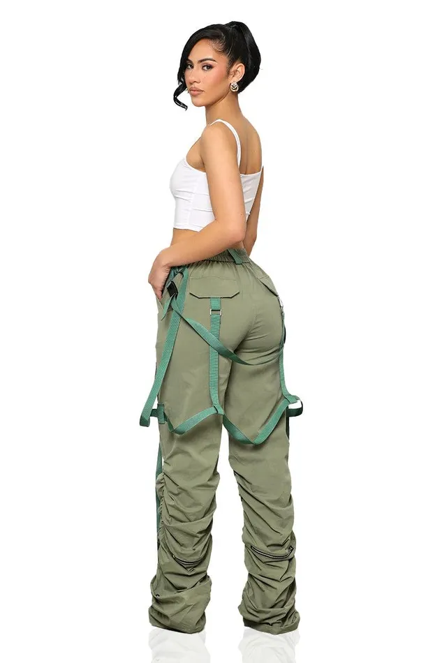 Lilly039s Kloset Bottoms Women Army Brat Cargo Pants OliveFINAL SALE