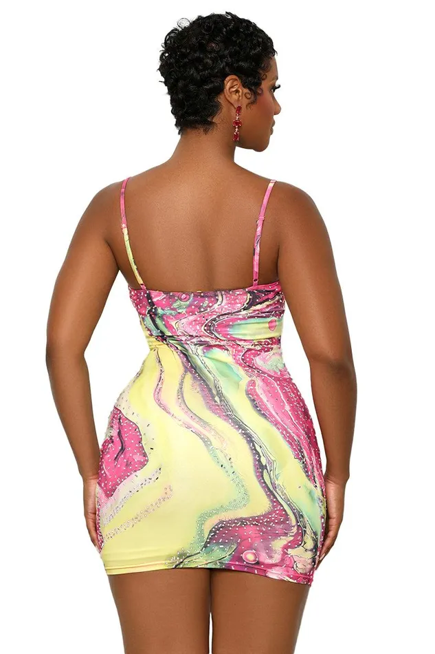 Lilly039s Kloset Dresses Women City Girl Party Dress Pink Multi