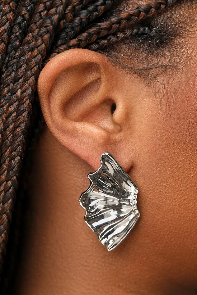 Lilly039s Kloset Jewelry Women Wing It Sliver Earrings