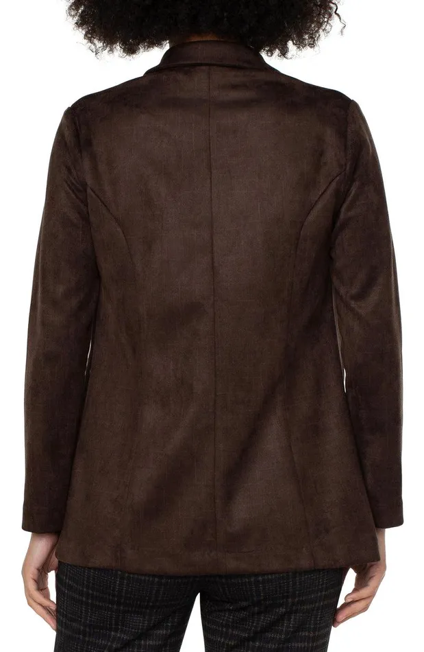 Liverpool Los Angeles BOYFRIEND BLAZER Cedar Brown Broken Geo Women BLAZERS
