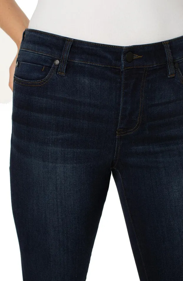 Liverpool Los Angeles CHARLIE CROP WIDE ROLLED CUFF Destiny Dark Women CROPS
