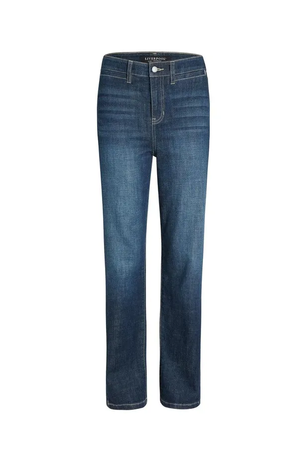 Liverpool Los Angeles KENNEDY STRAIGHT ECO HIRISE WITH WELT POCKETS Castle Women HIRISE