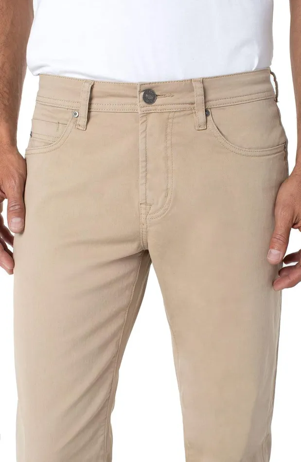 Liverpool Los Angeles REGENT RELAXED STRAIGHT PEACHED COLORED TWILL Khaki Men RELAXED STRAIGHT