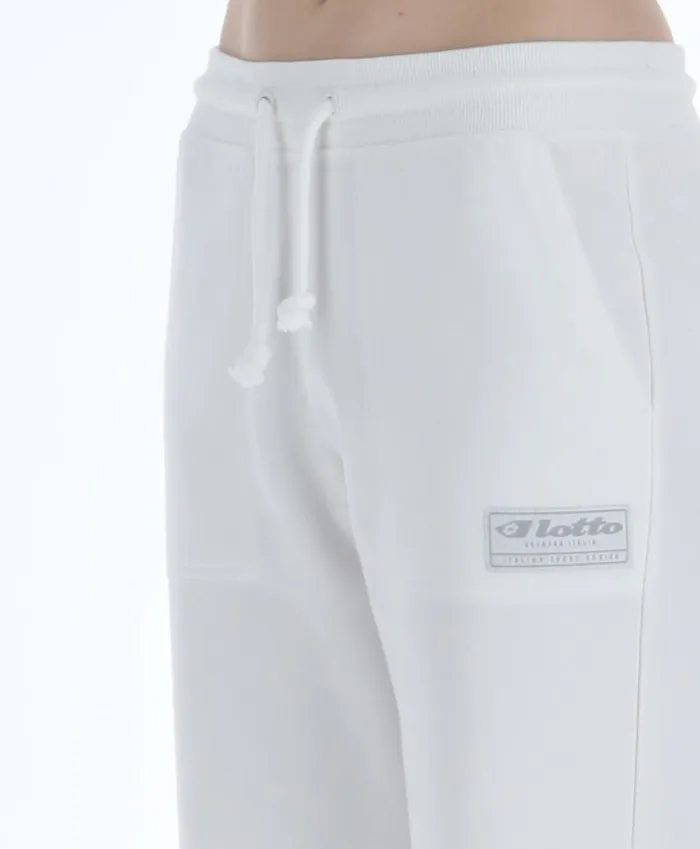 Lotto Sport Pants and Leggings Woman ATHLETICA DUE W IV PANT PL Candy White Lotto Sport Pants and Leggings Woman ATHLETICA DUE W IV PANT PL Candy White