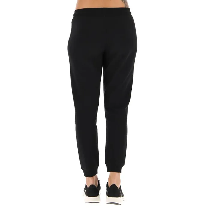 Lotto Sport Pants and Leggings Woman SMART W IV PANT All Black Lotto Sport Pants and Leggings Woman SMART W IV PANT All Black