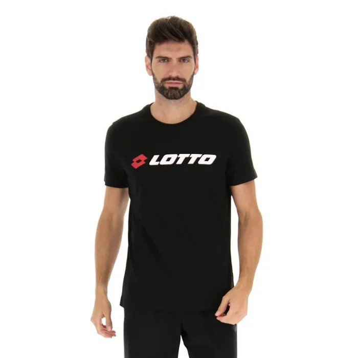 Lotto Sport Running And Training ManWoman MSC TEE II LOGO All Black