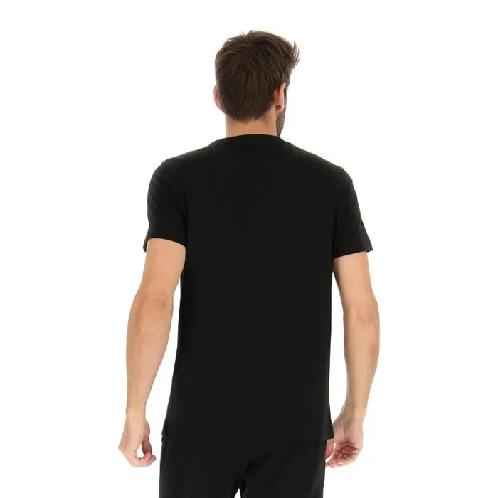 Lotto Sport Running And Training ManWoman MSC TEE II LOGO All Black Lotto Sport Running And Training ManWoman MSC TEE II LOGO All Black