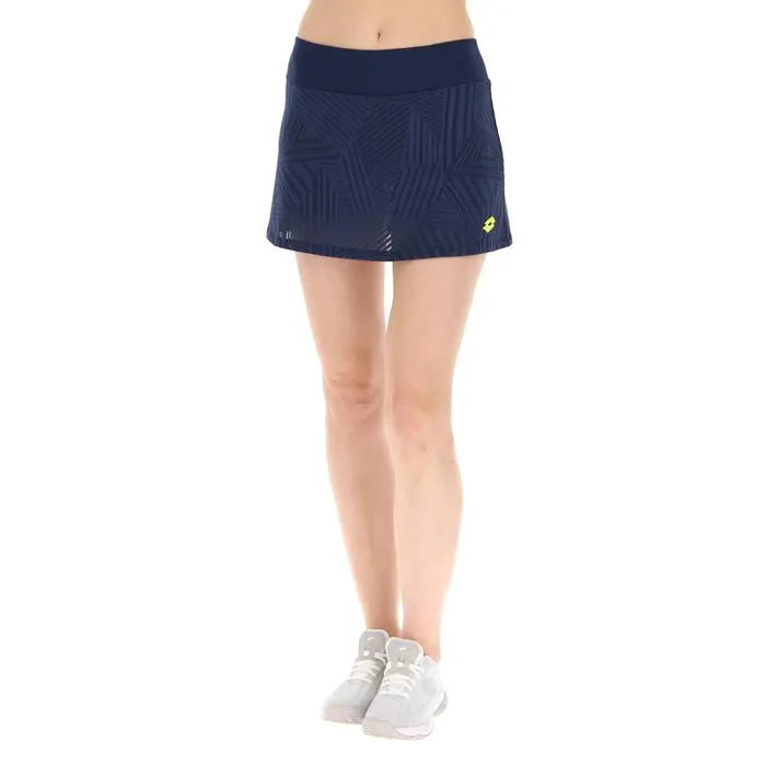 Lotto Sport Skirts and Dresses WomanMan SUPERRAPIDA W V SKIRT Dark Denimacid Yellow
