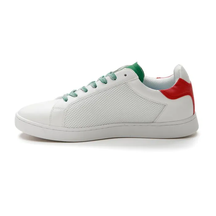 Lotto Sport Sneakers Man 1973 AMF NET Whiteflag Greenflame Red Lotto Sport Sneakers Man 1973 AMF NET Whiteflag Greenflame Red