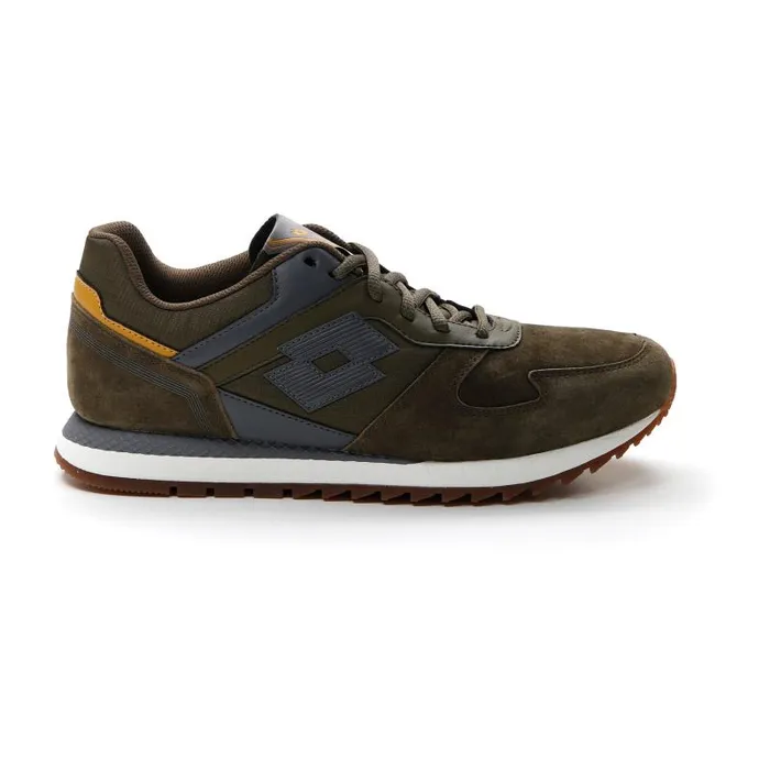 Lotto Sport Sneakers Man RUNNER PLUS 03995 IV SUE Dark Olivelight Asphalt