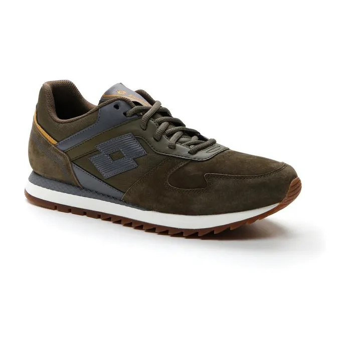 Lotto Sport Sneakers Man RUNNER PLUS 03995 IV SUE Dark Olivelight Asphalt Lotto Sport Sneakers Man RUNNER PLUS 03995 IV SUE Dark Olivelight Asphalt