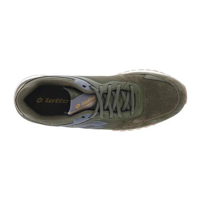 Lotto Sport Sneakers Man RUNNER PLUS 03995 IV SUE Dark Olivelight Asphalt Lotto Sport Sneakers Man RUNNER PLUS 03995 IV SUE Dark Olivelight Asphalt