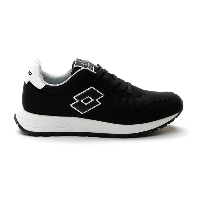 Lotto Sport Sneakers Man TRAINER 2000 AMF All Blackwhite
