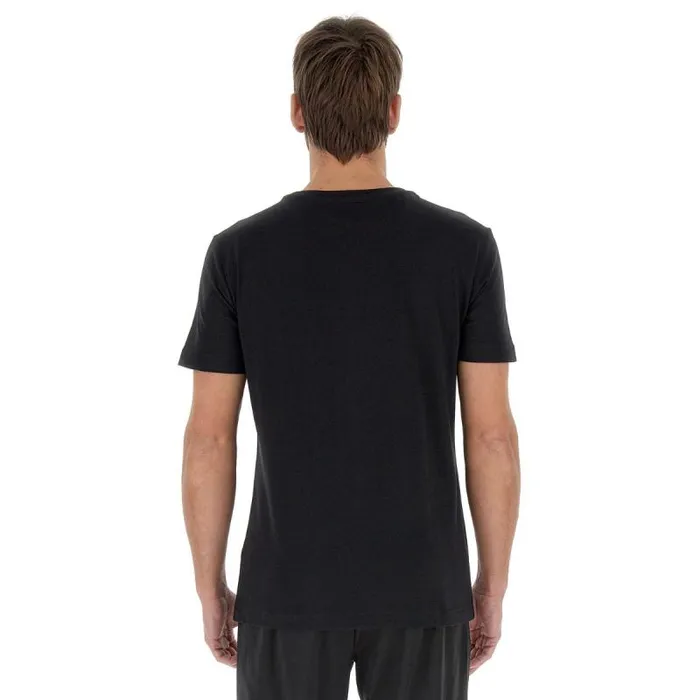 Lotto Sport Soccer Man MONZA ELITE TEE JS All Black Lotto Sport Soccer Man MONZA ELITE TEE JS All Black