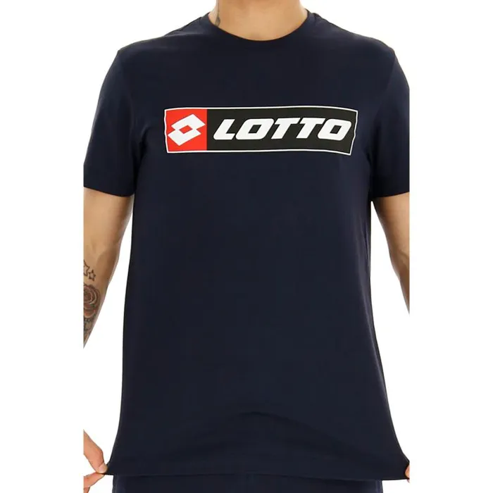 Lotto Sport TShirts Man TEE LOGO JS Navy Blue Lotto Sport TShirts Man TEE LOGO JS Navy Blue