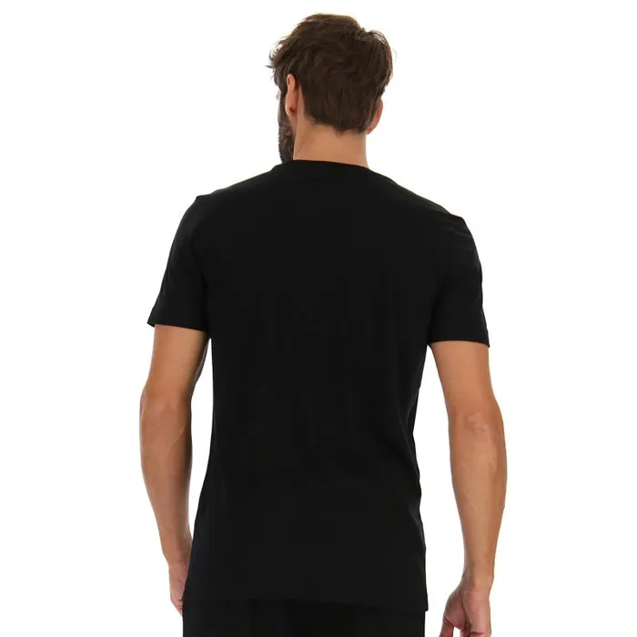 Lotto Sport TShirts ManWoman SQUADRA II TEE RAPTOR All Black
