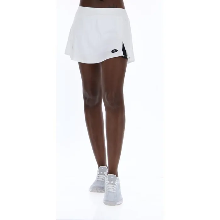 Lotto Sport Tennis Woman TOP TEN W III SKIRT PL Bright Whiteall Black