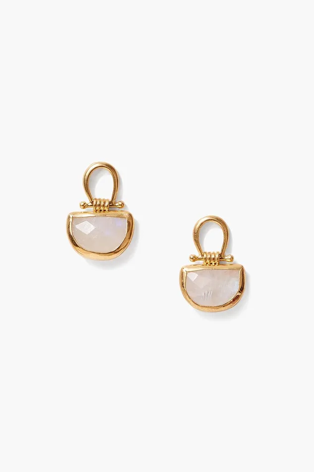 Luna Stud Earrings Moonstone Women Chan Luu Earrings