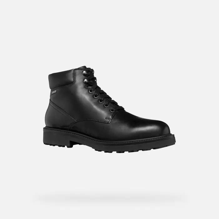 Man Geox Ankle Boots LAGORAI GRIP ABX MAN Black Waterproof Boots Black