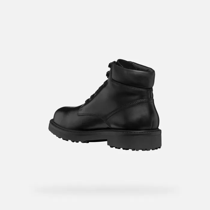 Man Geox Ankle Boots LAGORAI GRIP ABX MAN Black Waterproof Boots Black