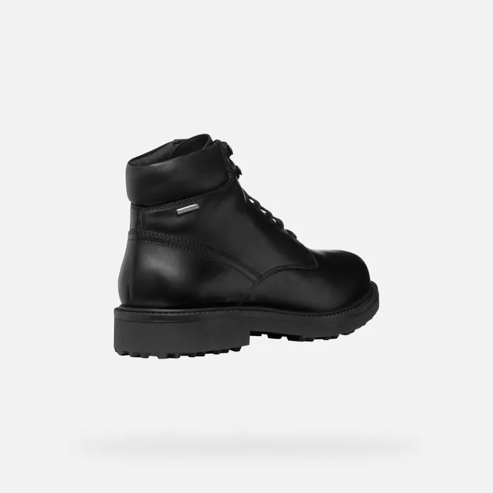 Man Geox Ankle Boots LAGORAI GRIP ABX MAN Black Waterproof Boots Black