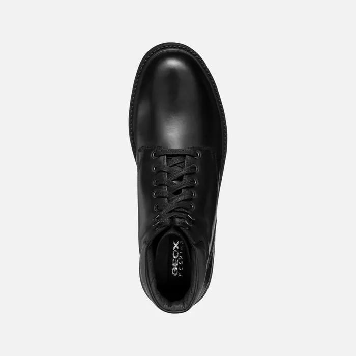 Man Geox Ankle Boots LAGORAI GRIP ABX MAN Black Waterproof Boots Black