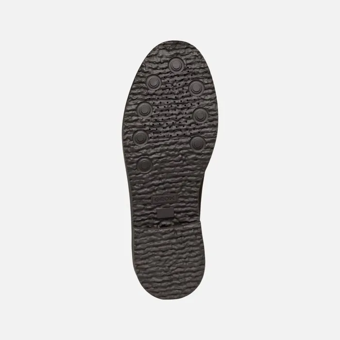 Man Geox Ankle Boots MASSIMIANO MAN Dark Coffee Suede Ankle Boots Dark Coffee