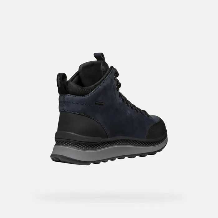 Man Geox Ankle Boots SPHERICA ACTIF X2 ABX MAN NavyBlack Mid Calf Boots Navyblack