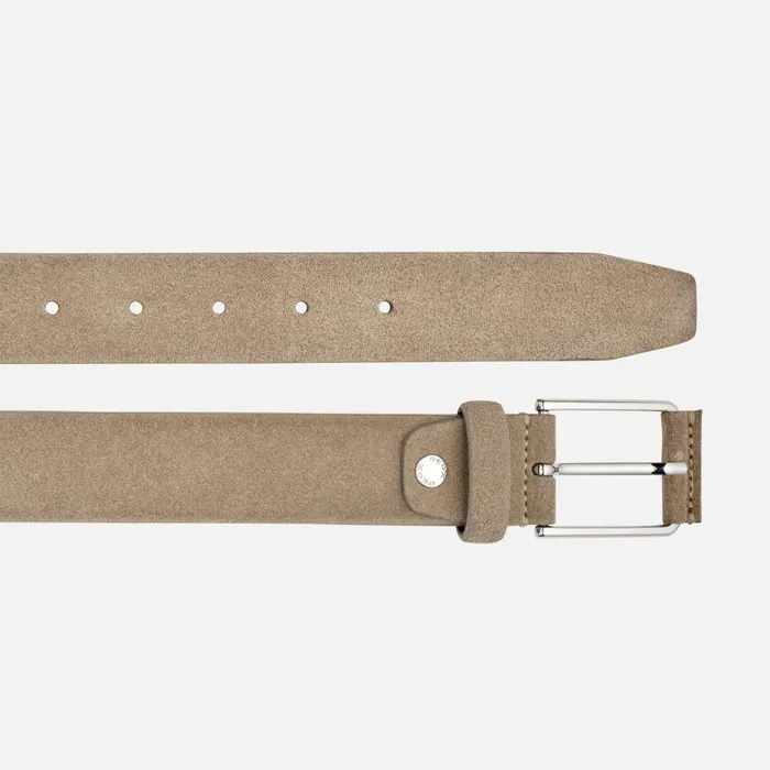 Man Geox Belts BELT MAN Taupe Belt Taupe