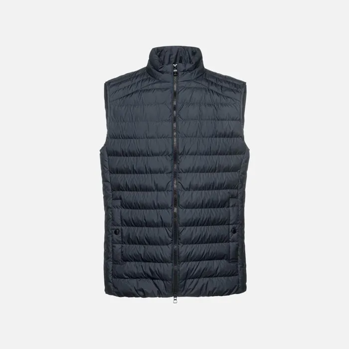 Man Geox Down Jackets KENNET MAN Sky Captain Sleeveless Sky Captain